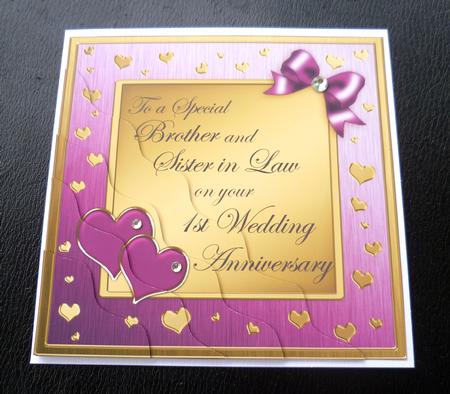 Brother and Sister in Law 1st Wedding Anniversary by Charlie Angel