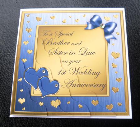 Brother and Sister in Law 1st Wedding Anniversary by Charlie Angel