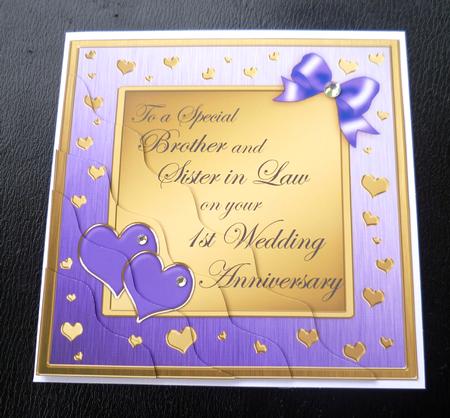Brother and Sister in Law 1st Wedding Anniversary by Charlie Angel