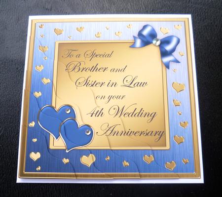 Brother and Sister in Law 4th Wedding Anniversary by Charlie Angel