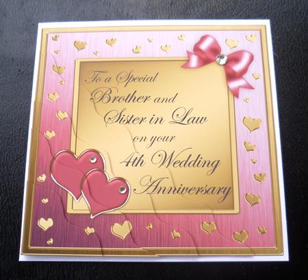 Brother and Sister in Law 4th Wedding Anniversary by Charlie Angel