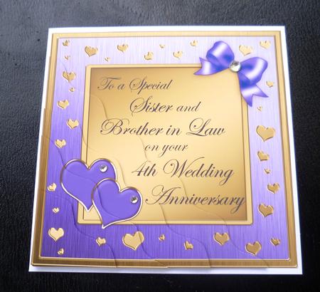 Sister and Brother in Law 4th Wedding Anniversary by Charlie Angel