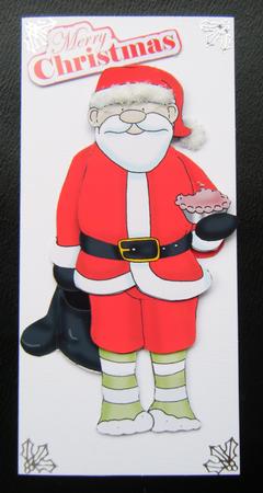 Mince Pie Santa Doodles by Charlie Angel