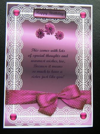 Special Sister Card by Charlie Angel