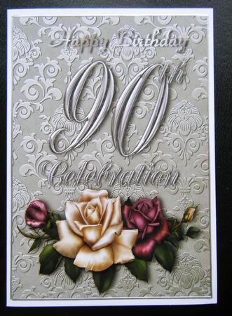 Celebration Card - 90th by Charlie Angel