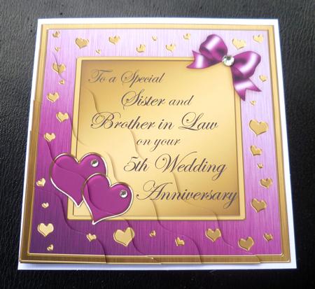 Sister and Brother in Law 5th Wedding Anniversary by Charlie Angel