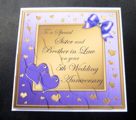 Sister and Brother in Law 5th Wedding Anniversary by Charlie Angel