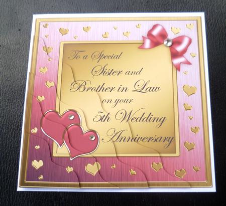 Sister and Brother in Law 5th Wedding Anniversary by Charlie Angel