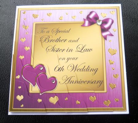 Brother and Sister in Law 6th Wedding Anniversary by Charlie Angel