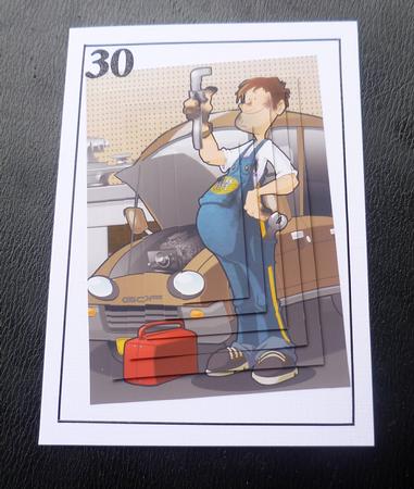 Mechanic Dude Pyramid by Charlie Angel