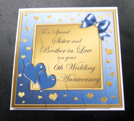Sister and Brother in Law 6th Wedding Anniversary by Charlie Angel
