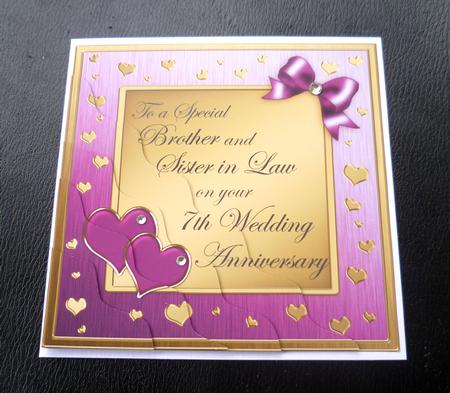 Brother and Sister in Law 7th Wedding Anniversary by Charlie Angel