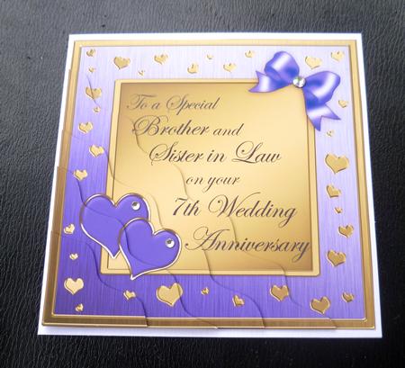 Brother and Sister in Law 7th Wedding Anniversary by Charlie Angel
