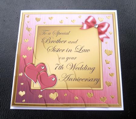 Brother and Sister in Law 7th Wedding Anniversary by Charlie Angel