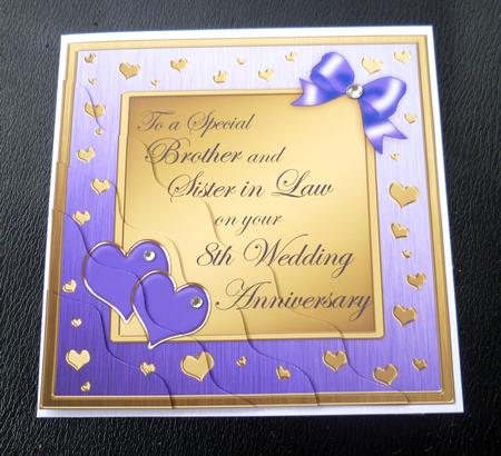Brother and Sister in Law 8th Wedding Anniversary by Charlie Angel