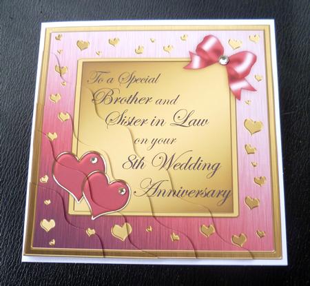 Brother and Sister in Law 8th Wedding Anniversary by Charlie Angel