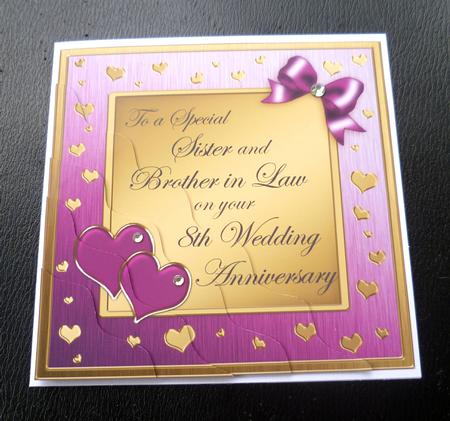 Sister and Brother in Law 8th Wedding Anniversary by Charlie Angel