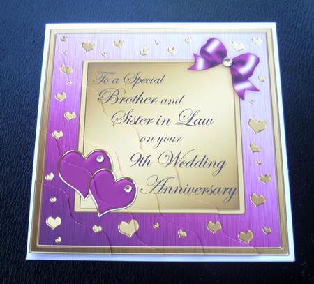 Brother and Sister in Law 9th Wedding Anniversary by Charlie Angel