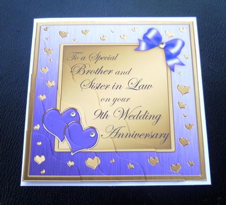 Brother and Sister in Law 9th Wedding Anniversary by Charlie Angel