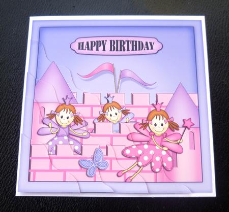 Birthday Fairy Castle Wavy Corner Side Stacker by Charlie Angel