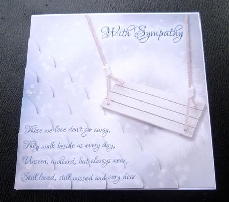 Those We Love Don't Go Away Male Sympathy Card by Charlie Angel