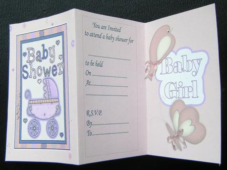 Baby Girl Baby Shower Invitation by Charlie Angel