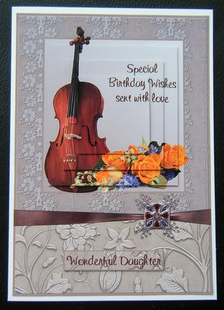 Cello & Roses Birthday Pyramid by Charlie Angel