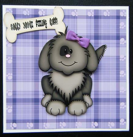 Female Sorry You're Feeling Ruff Dog Step by Step by Charlie Angel