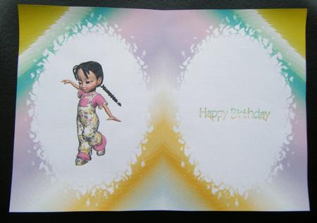 Happy Birthday Cutie Insert by Charlie Angel
