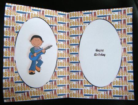 Jam Session Guitar Boy 1 Insert by Charlie Angel