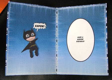 Little Batman Kapow! Insert by Charlie Angel