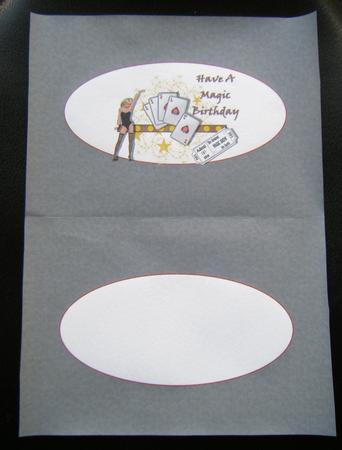 Magic Birthday Landscape Insert by Charlie Angel