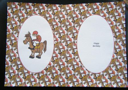 Every Horse Has It's Day Insert by Charlie Angel