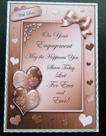 Elegant Romance Quick Card with 3D Decoupage by Charlie Angel