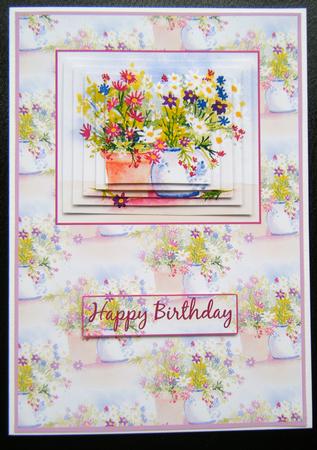 Pot of Daisies Artwork Pyramid by Charlie Angel