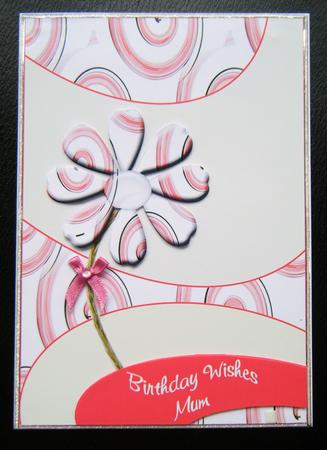 Pink Floral Swirl Step by Step by Charlie Angel