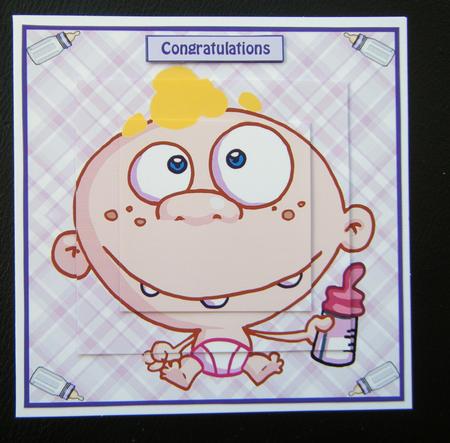 Cartoon Baby Girl by Charlie Angel