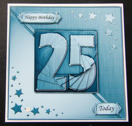 25th Metallic Age Quick Card with Twisted Pyramage by Charlie Angel