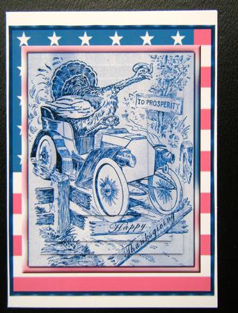 Patriotic Thanksgiving Pyramid Topper by Charlie Angel