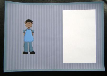 Insert for Ethnic Male Father's Day Card by Charlie Angel