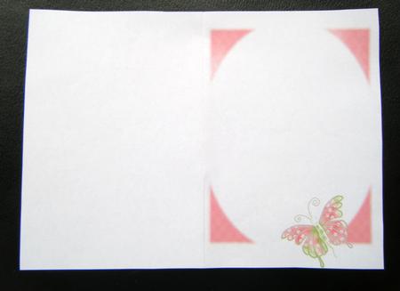 Drapes, Butterfly & Roses - Insert by Charlie Angel