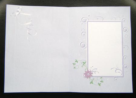 Blue Insert with Fancy Frame by Charlie Angel