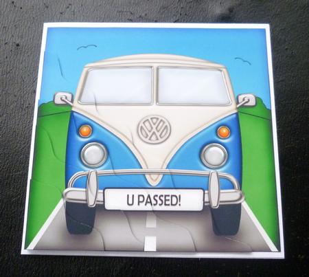 Fun Camper Van U Passed Wavy Corner Side Stacker Topper by Charlie Angel
