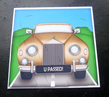 Fun Rolls Royce U Passed Wavy Corner Side Stacker Topper by Charlie Angel