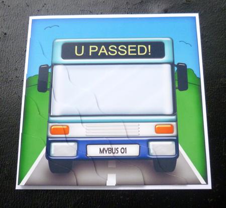 Fun Single Decker Bus U Passed Wavy Corner Side Stacker by Charlie Angel