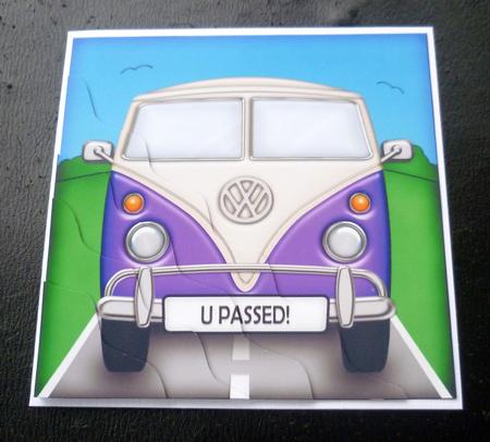 Fun Vw Camper Van U Passed Wavy Corner Side Stacker by Charlie Angel