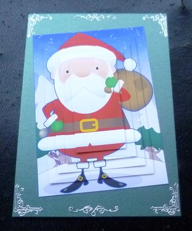 Cute Santa Pyramid by Charlie Angel