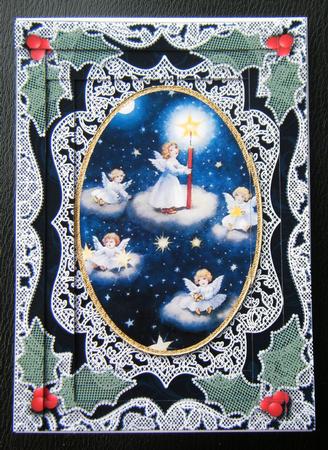 Angel Lite Sky Lace Spiral Edge 7x5inch Stacker by Charlie Angel