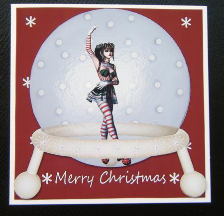 Sexy Christas Snowglobe by Charlie Angel