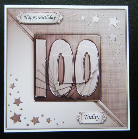 100th Metallic Age Quick Card with Twisted Pyramage by Charlie Angel